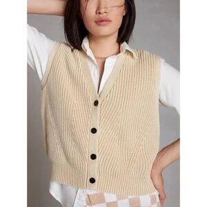 Anthropologie Demylee Layne Knit Sweater Vest